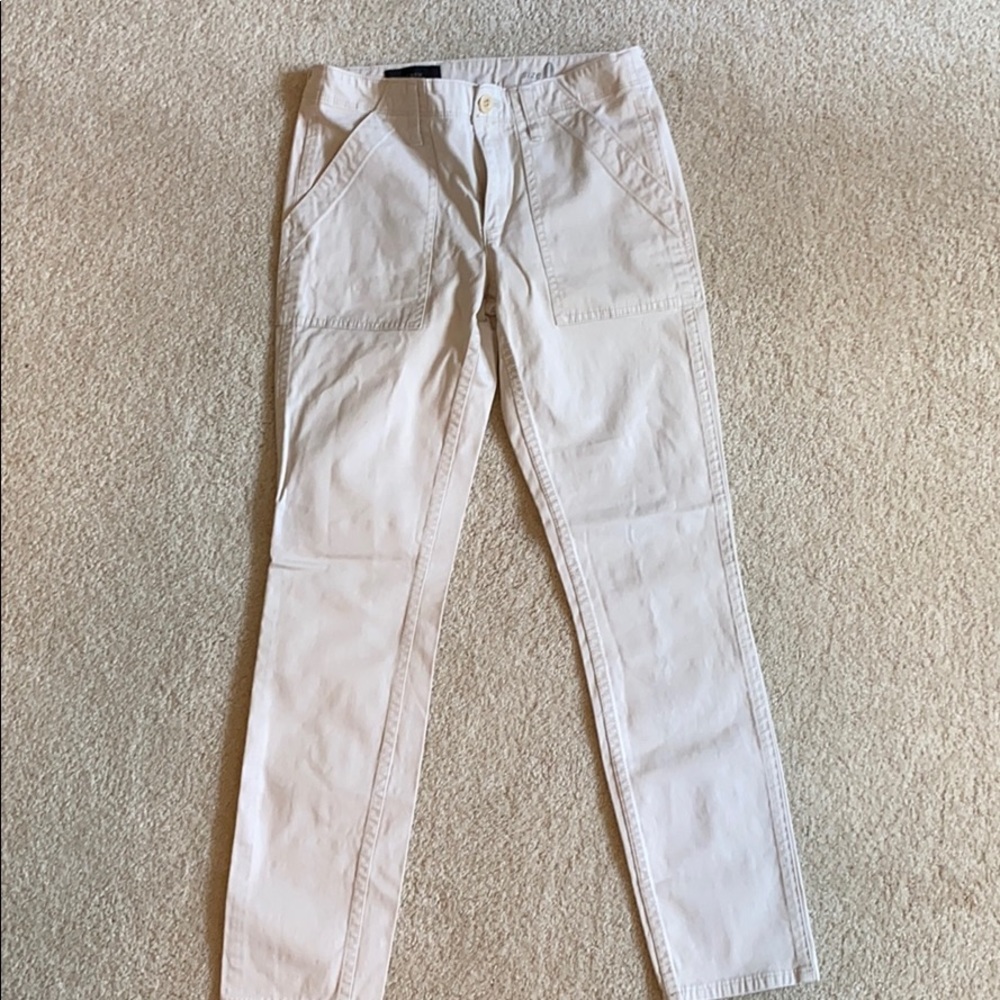 JCrew Skinny Fit Utility Chinos, size 0